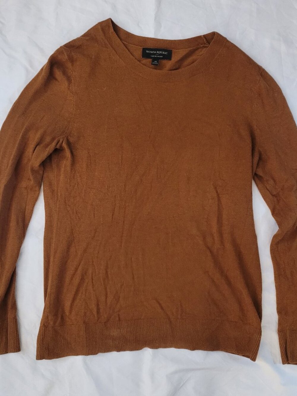 Banana Republic Women's Size M Rust Caramel Brown